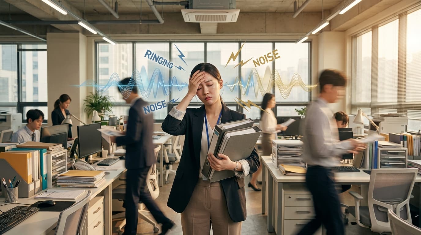 스트레스 이명 왜 생길까? 신경안정제 없이 귀의 평온을 되찾는 법 (이명 연구 결과 기반)