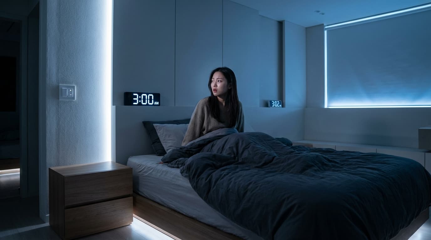 잠들기 어려운 이유, 뇌와 몸의 '잠듦 스위치'가 고장 난 걸까요? (수면 질 개선 연구 결과 기반)