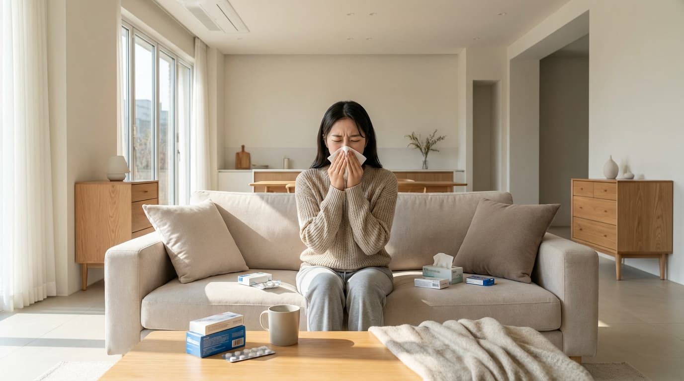 감기 잘 걸리는 이유, 단순히 면역력이 약해서일까요? (면역 기능 개선 연구 결과 기반)