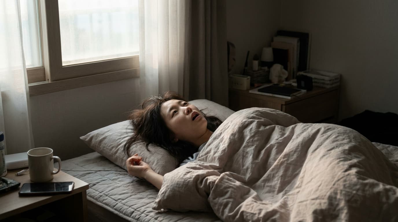 夜中に目が覚めてなかなか寝付けない時、脳が休めていないサインではありませんか?불면증 칼럼