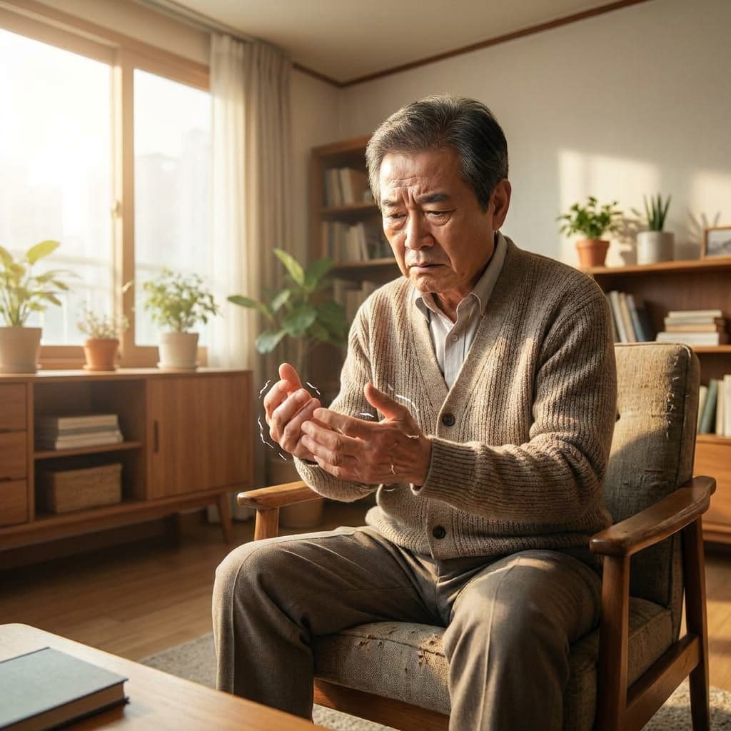 가만히 있을 때 손이 덜덜 떨려요, 불안감 때문에 생기는 증상일까요?