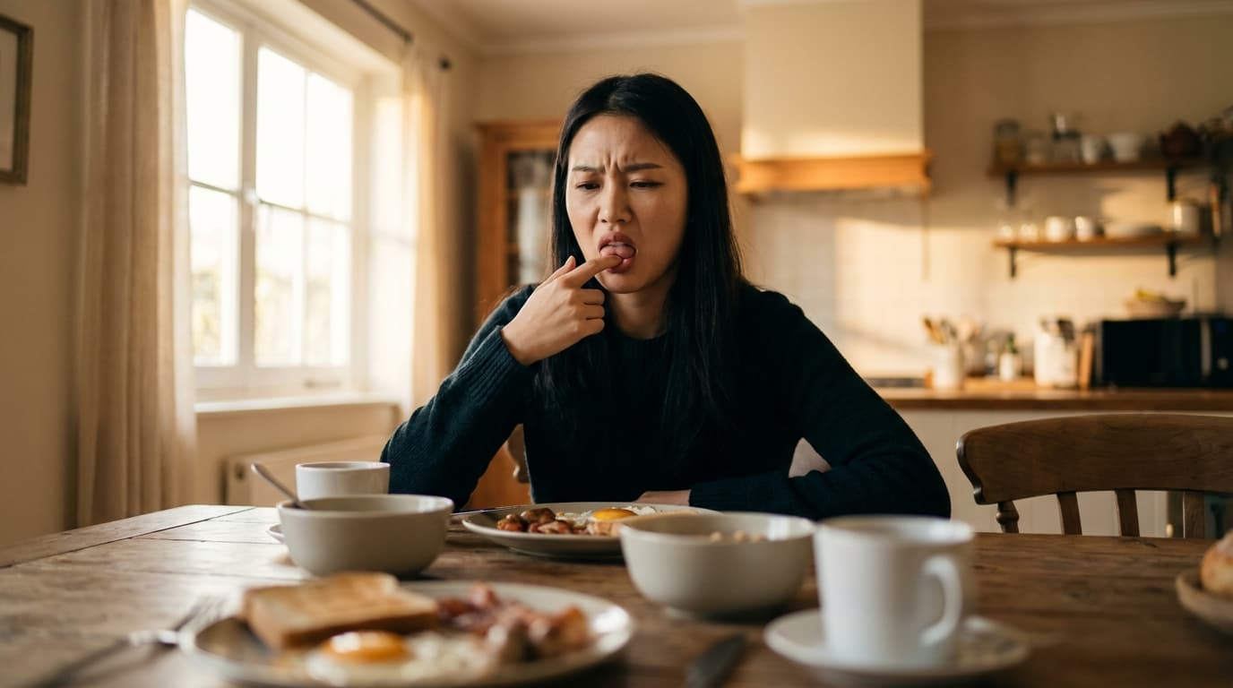 舌の感覚が変で食べ物の味がしない。自律神経の問題でしょうか?