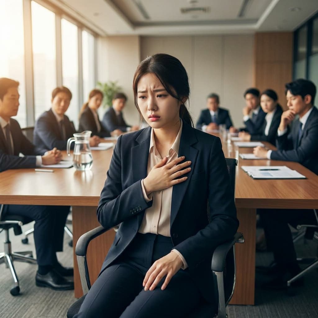 직장인 회의 공황, 숨 막히는 답답함, 혼자 끙끙 앓지 마세요