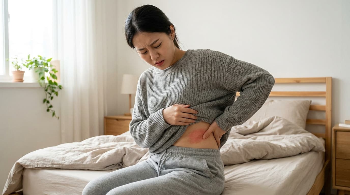 筋肉痛だと思ったのに帯状疱疹?初期症状と後遺症の予防