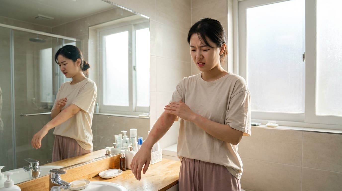 急に肌荒れが起きて治りませんか?体内炎症のサインかもしれません。