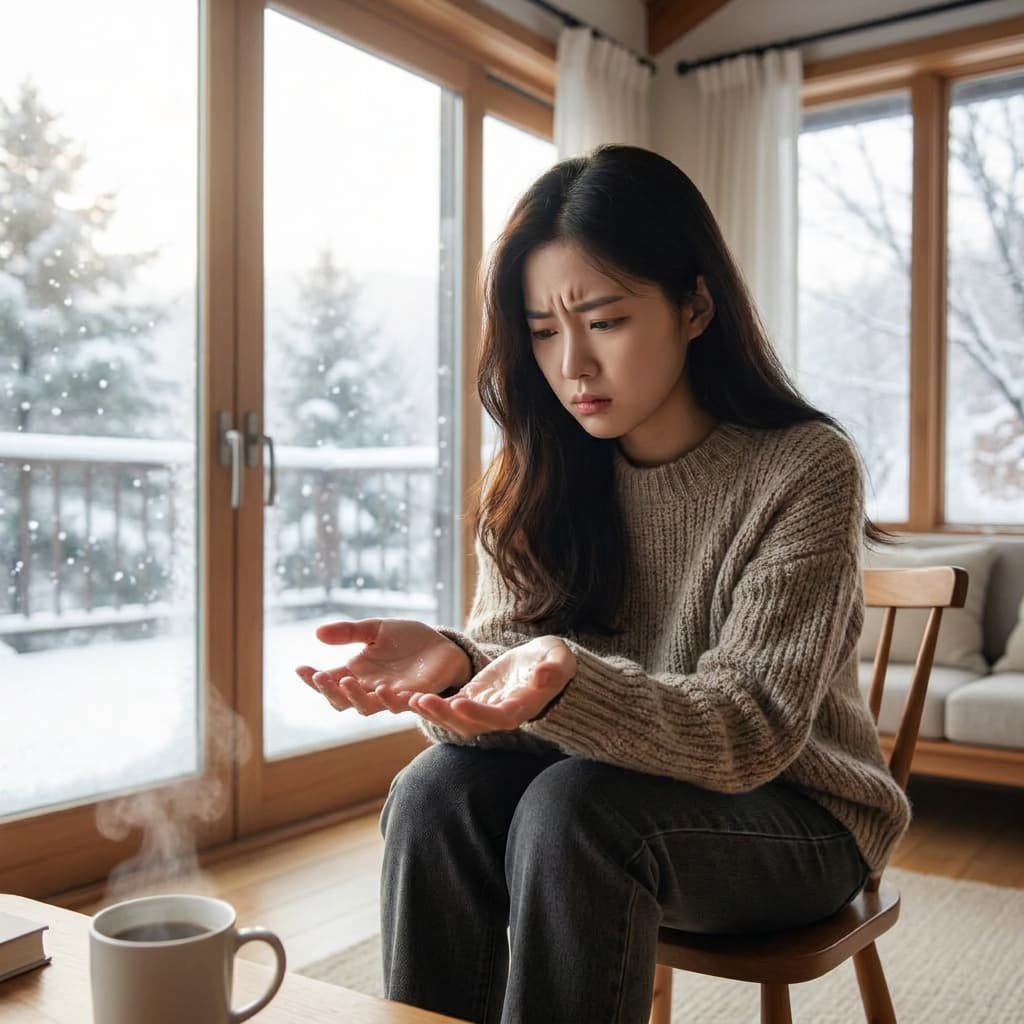 手足に汗が多すぎますか?冬でも汗が止まらない理由と韓方の解決策