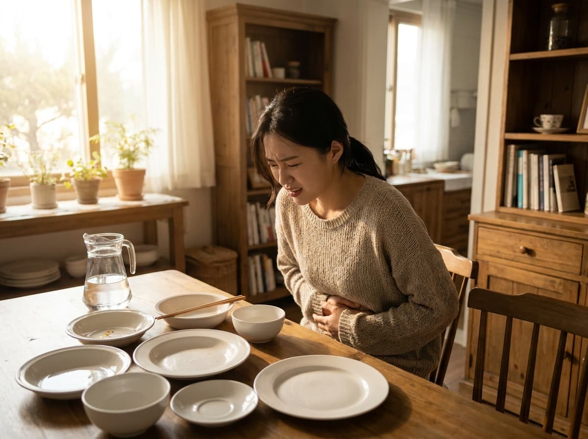 緊張するとお腹が張ります、あなたも? 体의 警告信号を読む方法