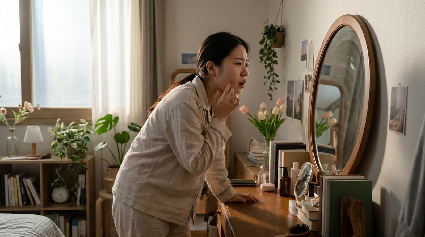 突然悪化した大人ニキビ、単なる肌の問題ではありません。