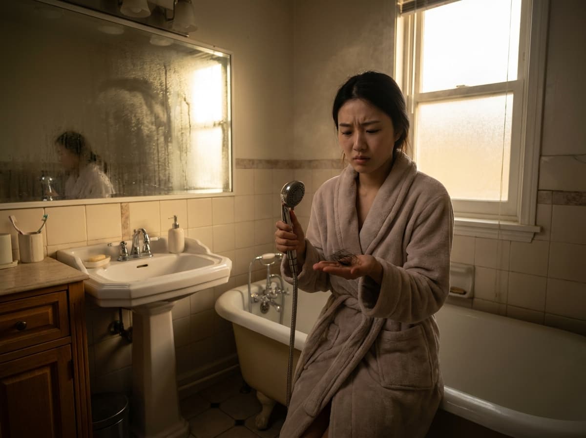 洗髪時の抜け毛、これって脱毛症?