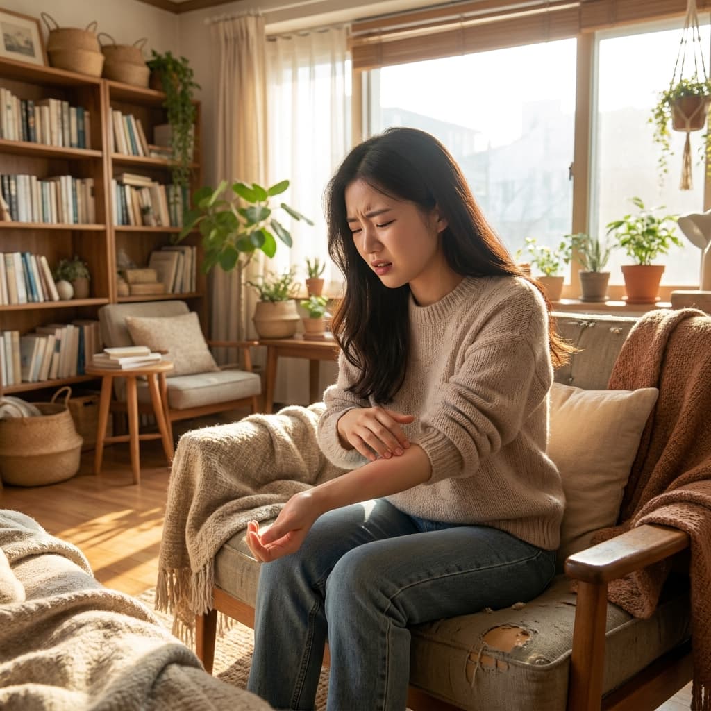 肌が乾燥して痒いです、もしかしてアトピーの初期症状でしょうか?