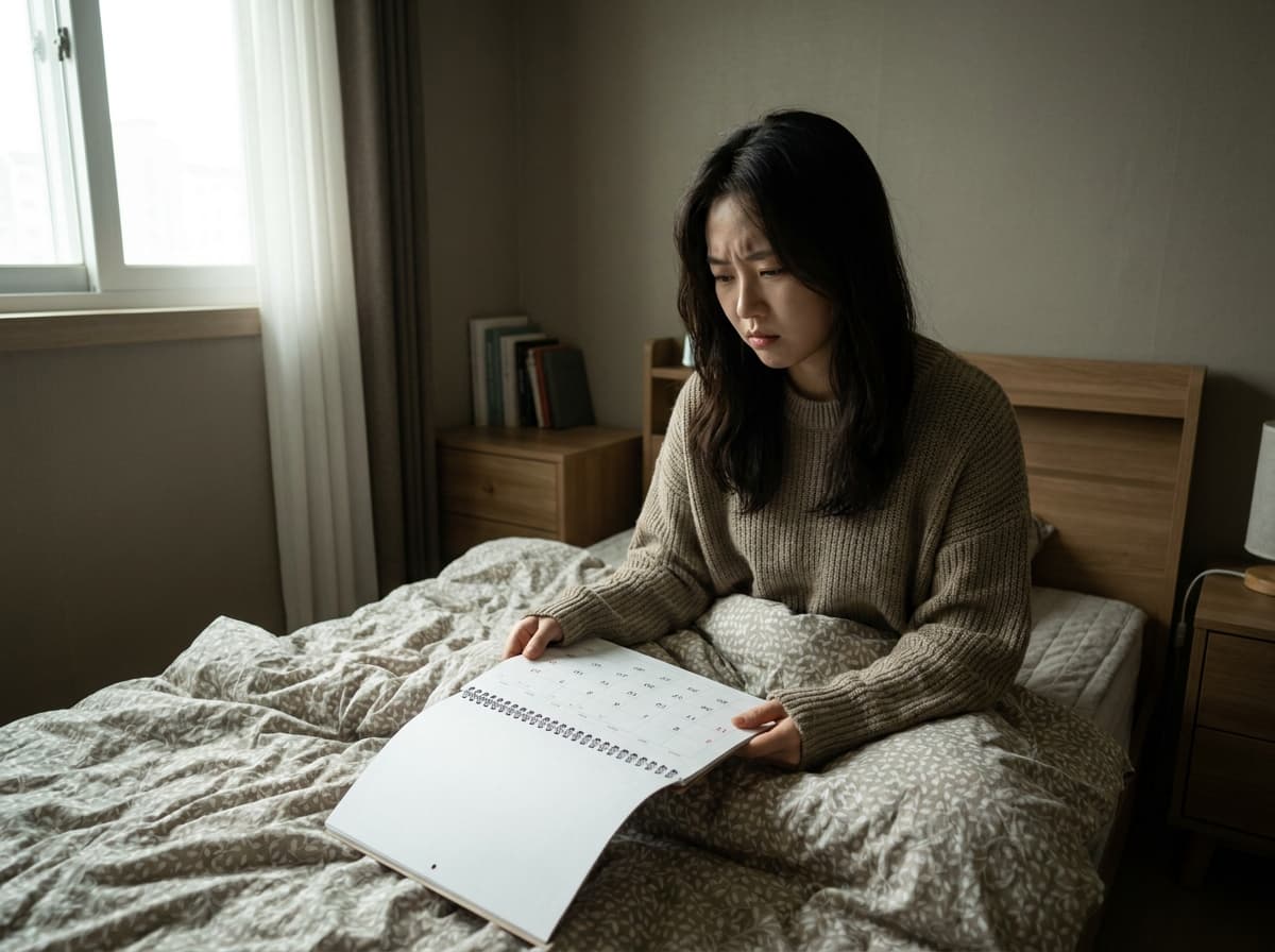 生理予定日がかなり過ぎたのに連絡がありません、もしかして私も無月経でしょうか?