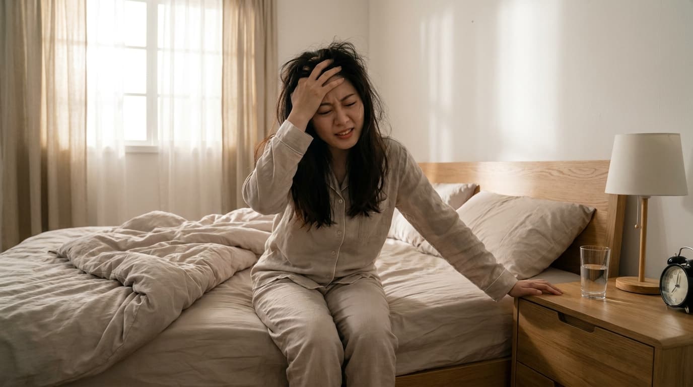 横になった状態から起き上がる時に頭がふらつく理由