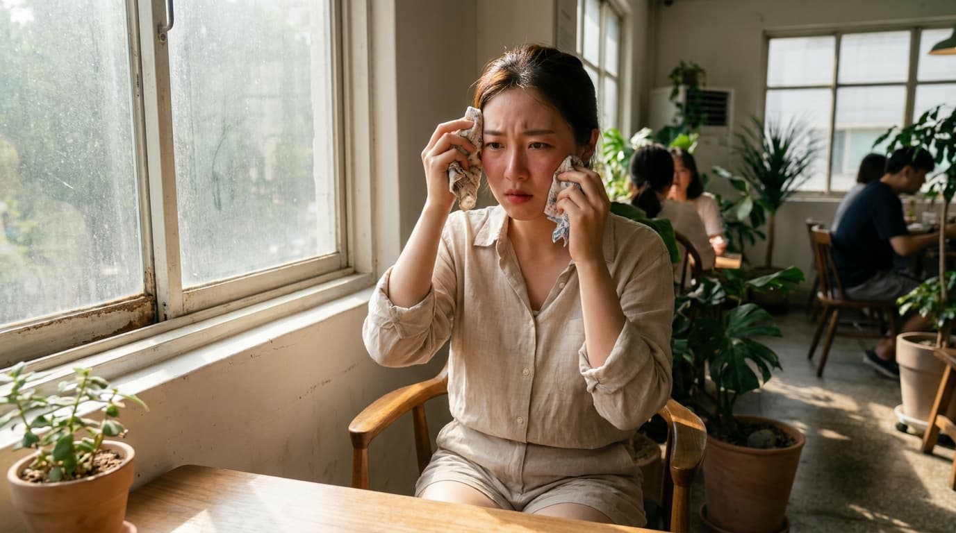 땀이 너무 많이 나요? 피부과 다한증 치료와 한의원의 근본적인 차이는