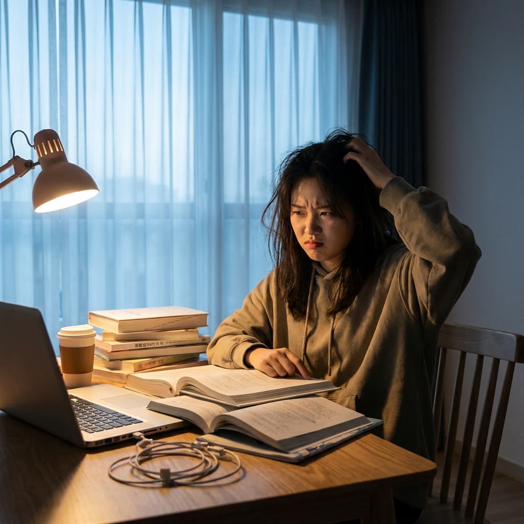 Does Your Scalp Itch and Develop Dandruff Only During Exam Periods? Frequent Stress as a Health Warning Sign!