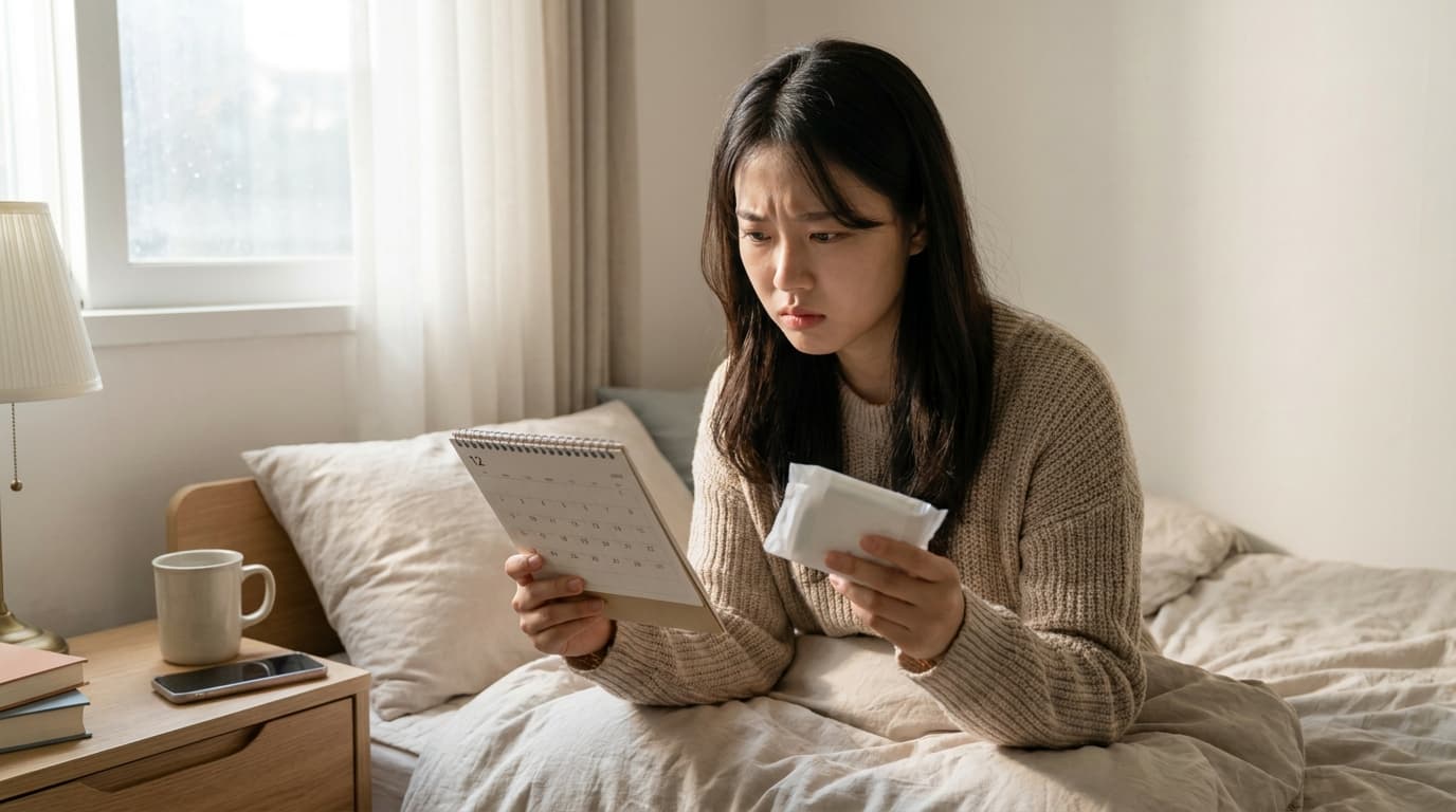 Suddenly menstrual amount decreased, could something be wrong with my body?