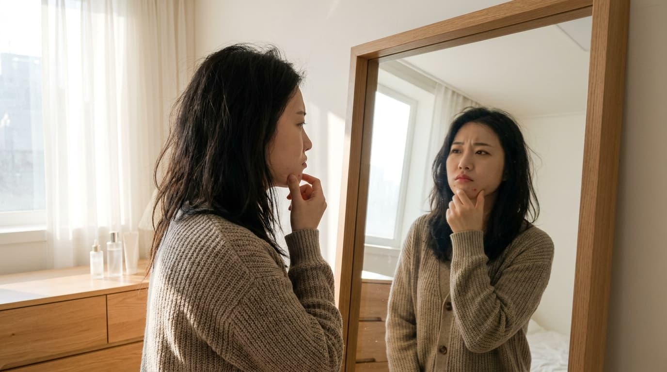 좁쌀여드름이 화농성으로 변해서 당황하셨나요? 몸의 경고등을 읽어야 합니다.