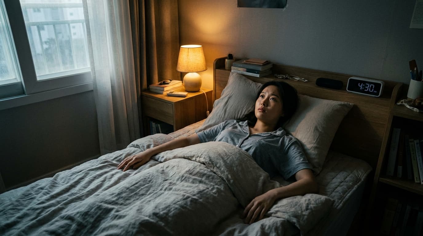 Cant sleep when lying down Is your brain overheated