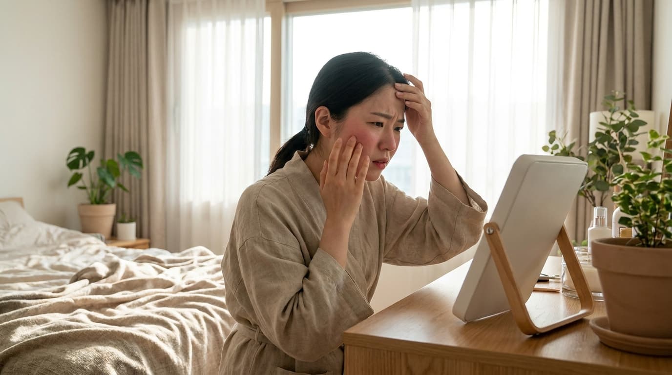얼굴에 열이 오르면서 여드름이 심해지는 이유, 단순히 피부 문제가 아닙니다.