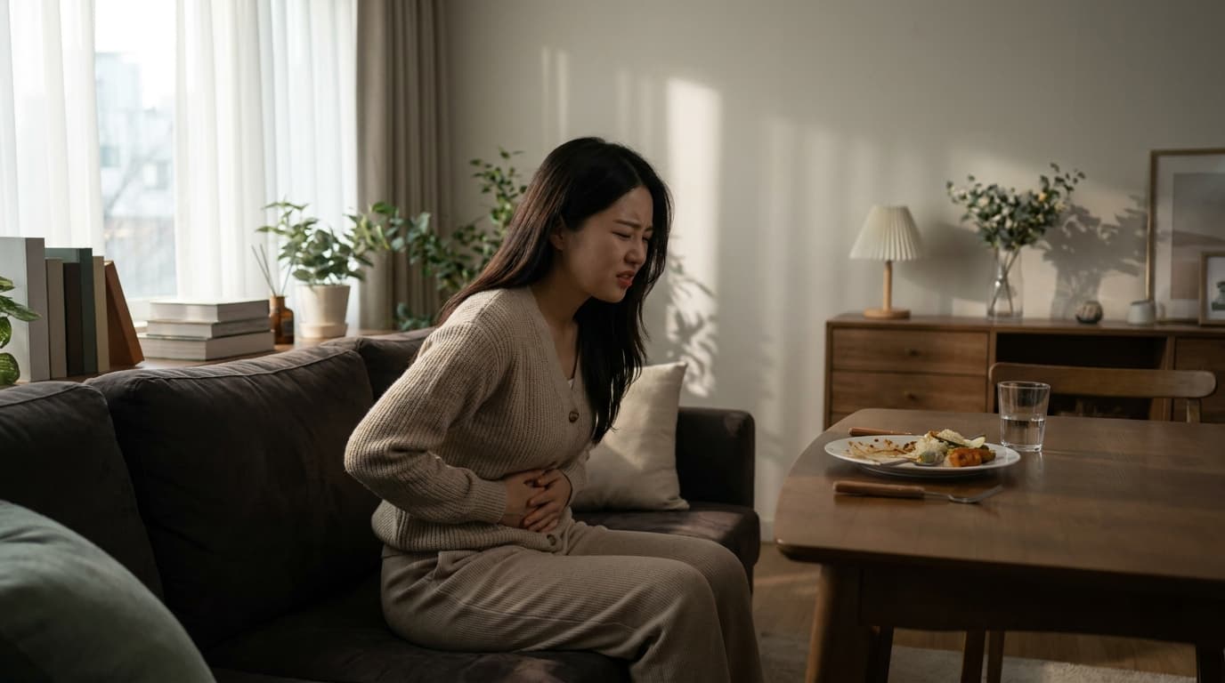배에 가스가 자꾸 차요, 단순한 소화불량이 아닙니다.
