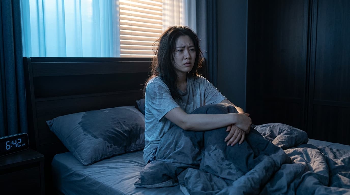 자면서 식은땀 흘려요? 다한증인가요, 도한증인가요? 밤 땀의 진짜 원인과 해결책