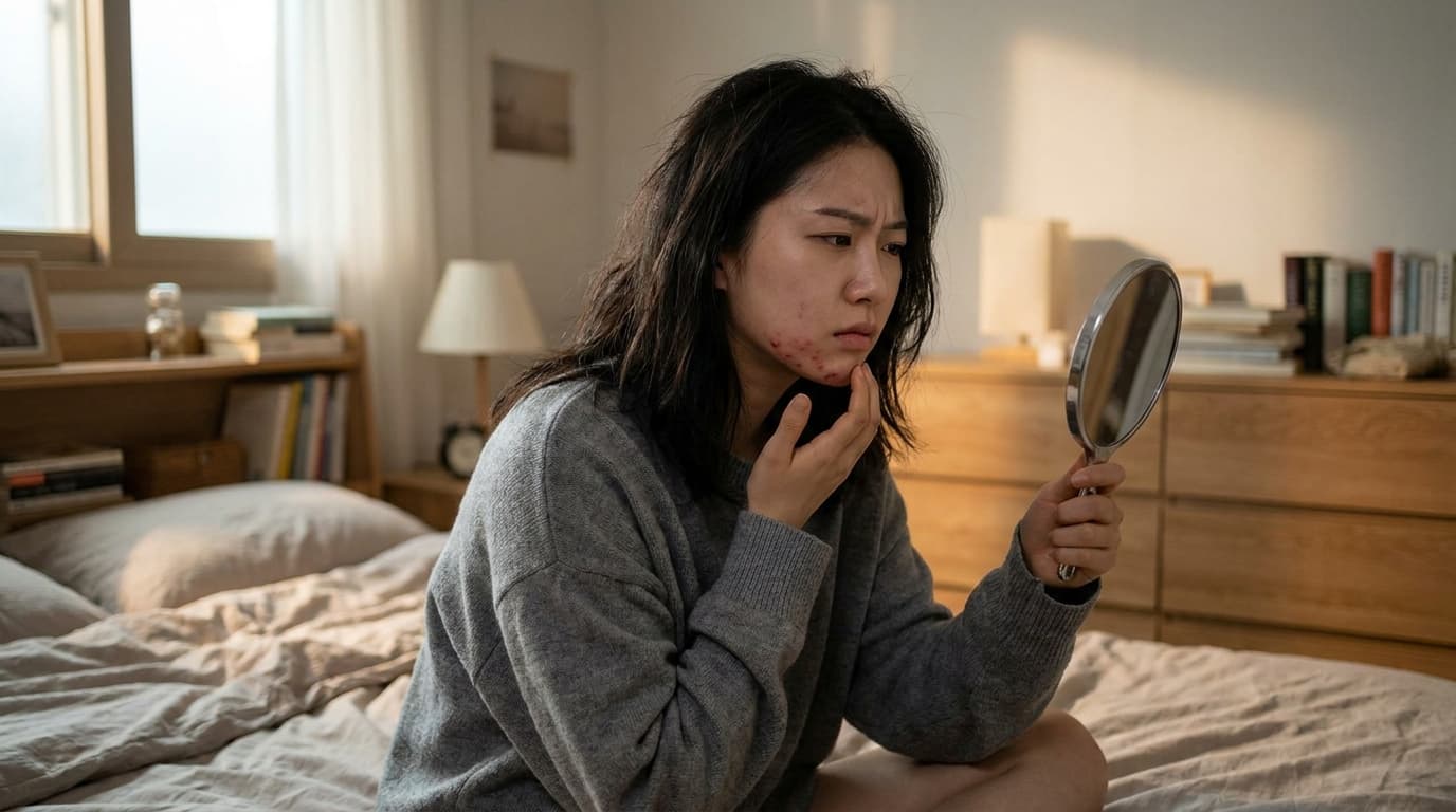 下巴痘痘,不只是皮肤问题,更是身体内部的警示灯。