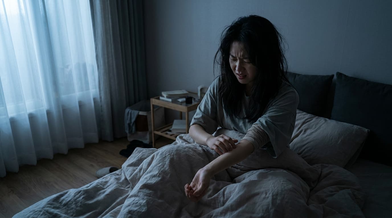 体が熱くなるとヒリヒリして痒いですか、もしかしてコリン性じんましんでしょうか?