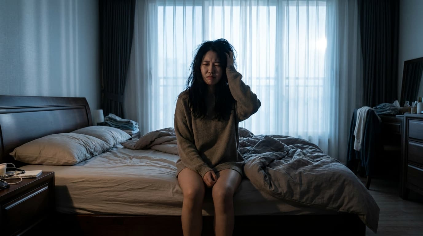두피가 뜨겁고 머리가 자꾸 빠져요, 혹시 탈모 전조증상일까요?