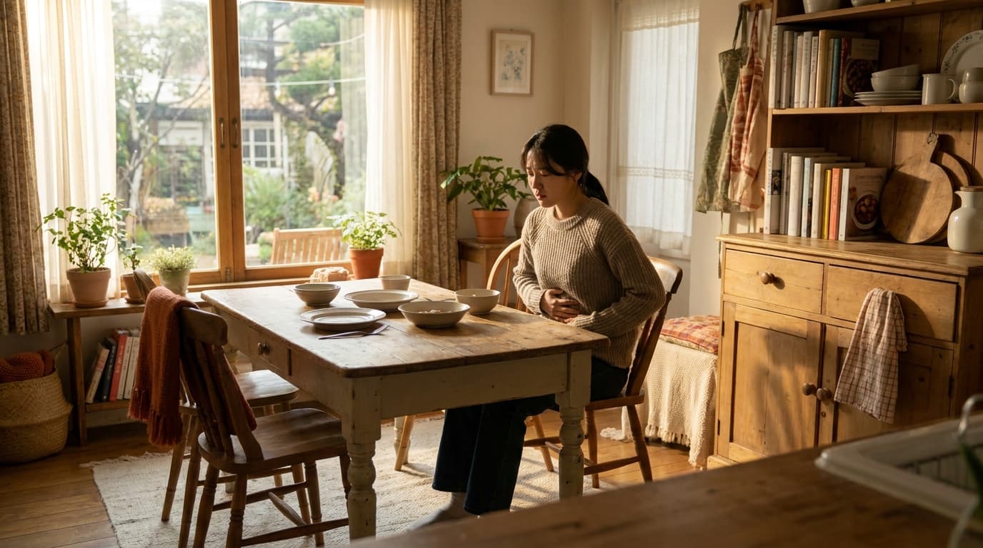 밥만 먹으면 바로 화장실 가요: 잦은 복통과 설사, 위대장 반사의 오작동 때문입니다.