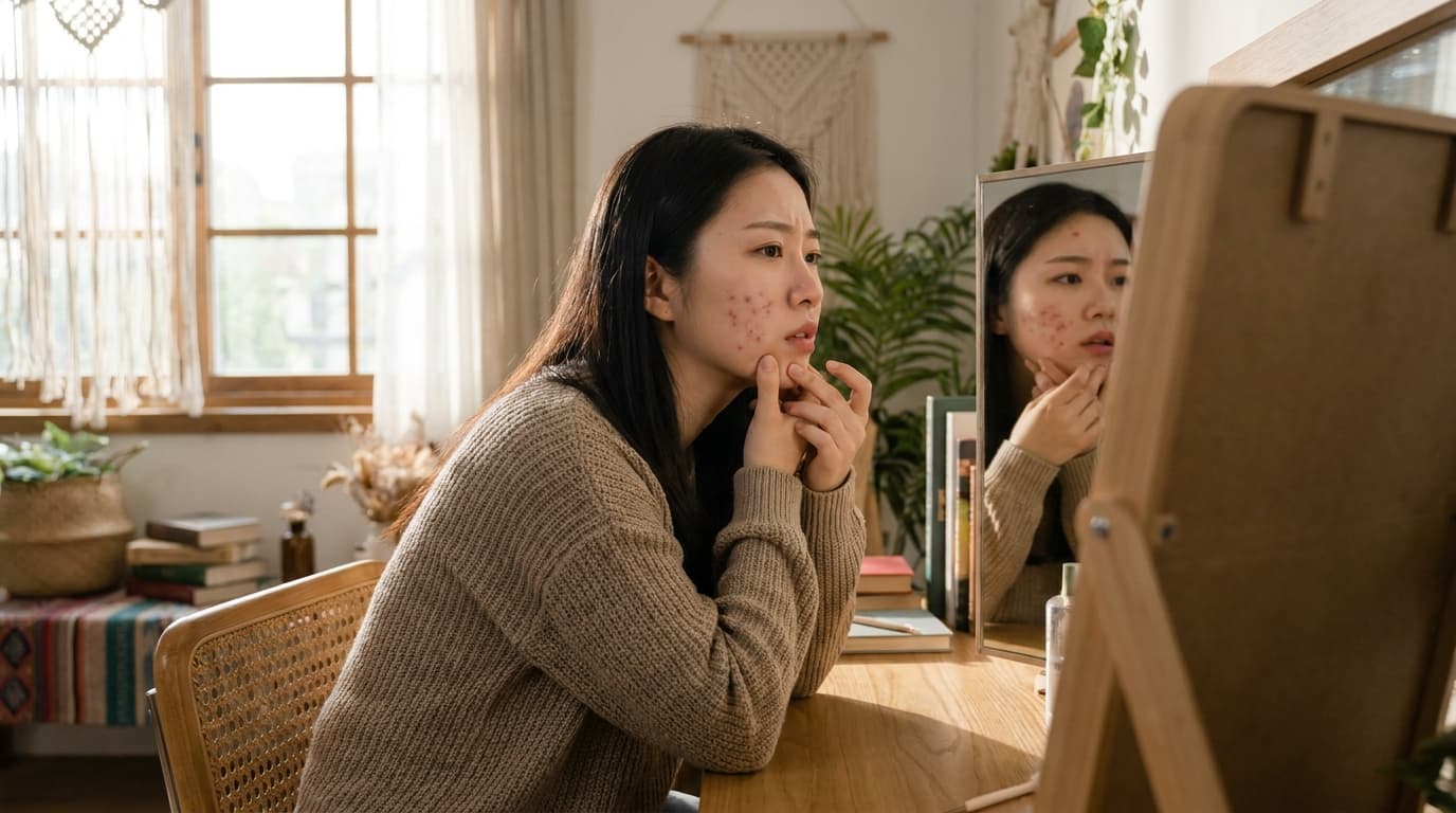 속에서 곪은 아픈 여드름, 짜도 소용없는 근본 원인 잡아야