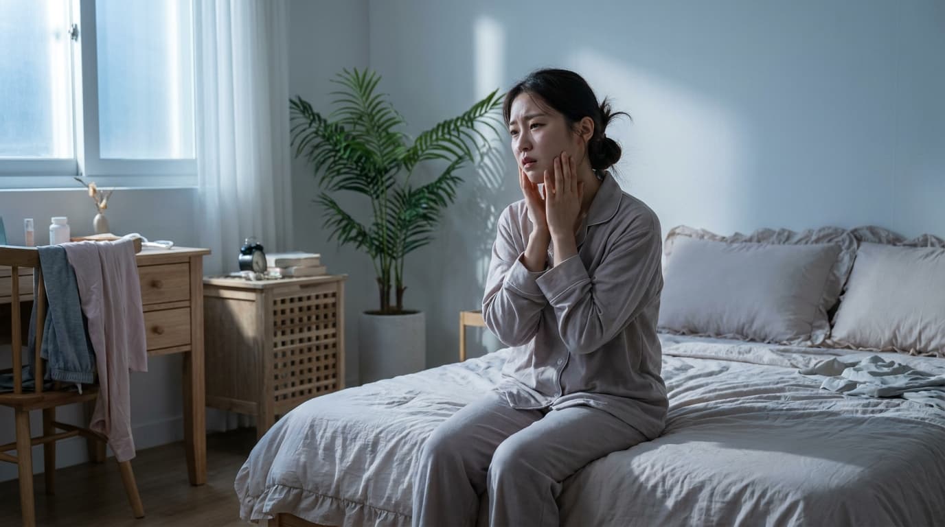 갑자기 얼굴이랑 목이 붉게 뒤집어졌어요, 혹시 저도 만성 피부염일까요?