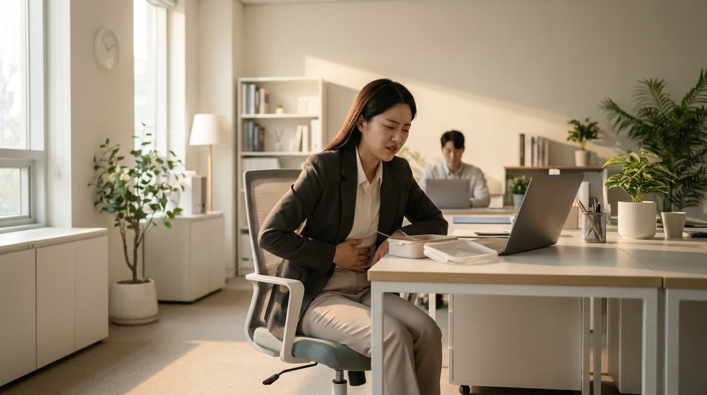 一吃饭肚子就胀气 上班族慢性消化不良 难道是因为这个?