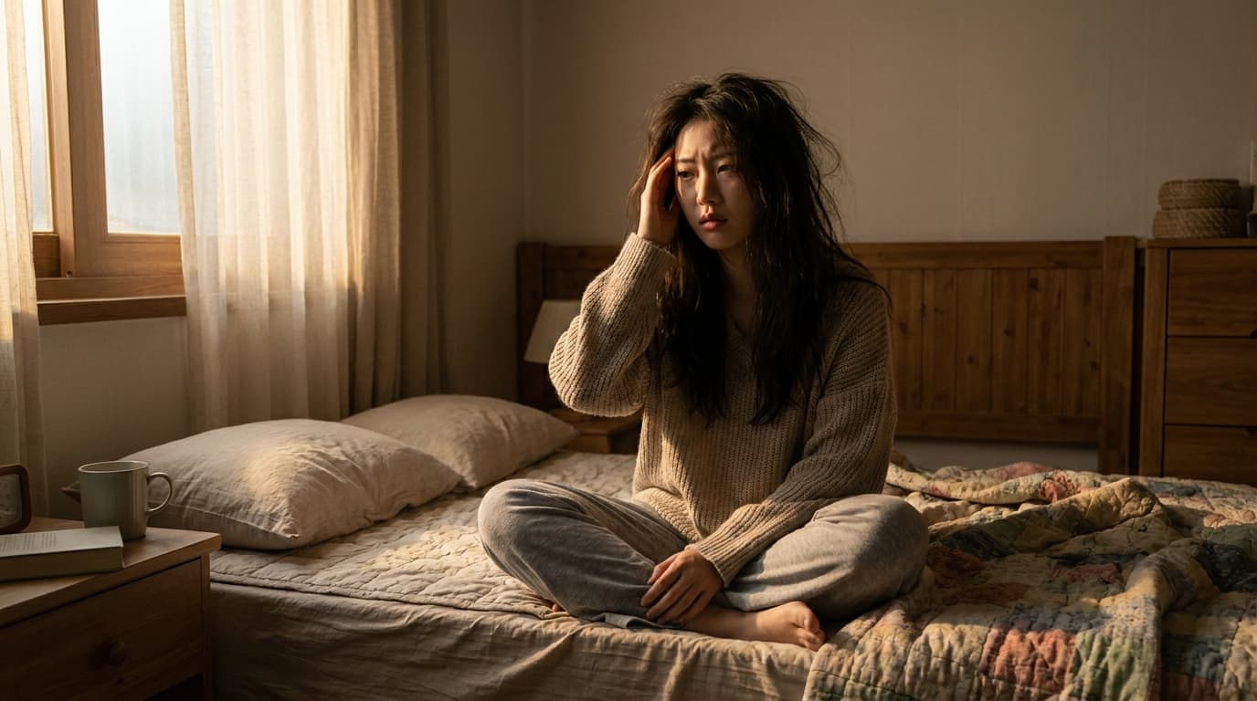 야근만 하면 두피에 열나고 뾰루지가 돋아요? 자율신경 불균형이 보내는 경고등입니다.