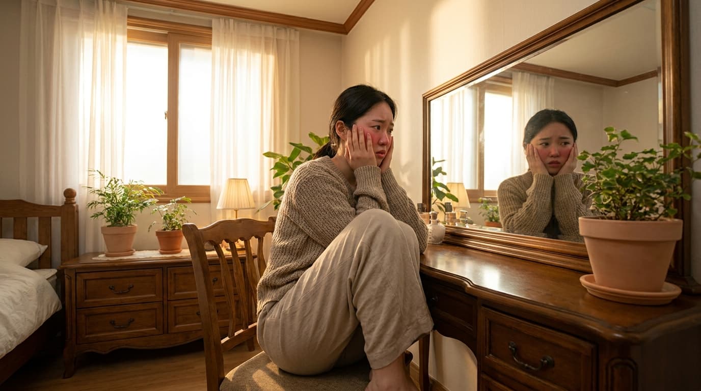 얼굴이 붉어지고 화끈거려요? 단순한 피부 문제가 아닐 수 있습니다.
