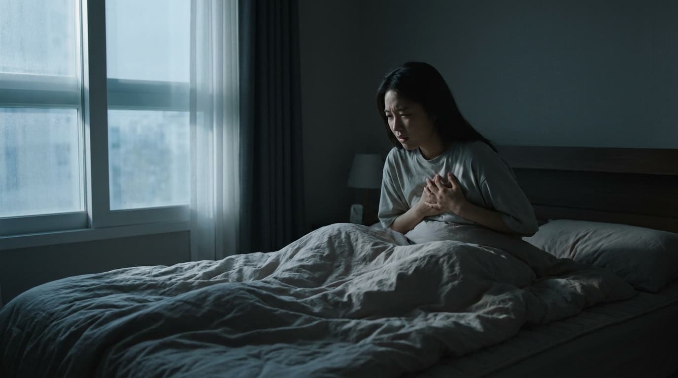 자려고 누우면 목으로 신물이 올라와요, 꽉 막힌 속, 자율신경이 보내는 경고등은 아닐까요?
