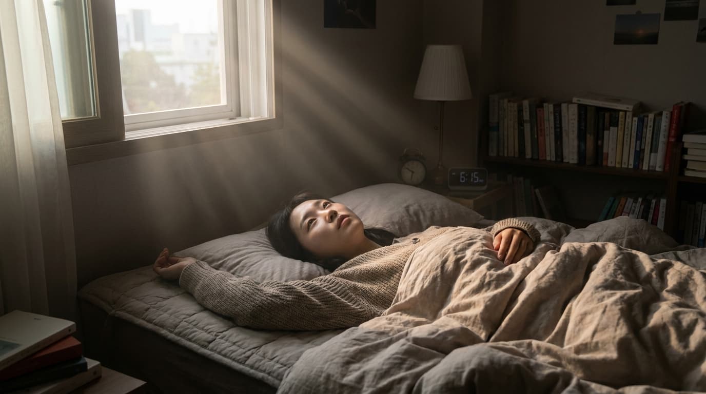 자려고 누우면 잠이 안 와요? 수면제 없이 근본 원인을 찾으세요!