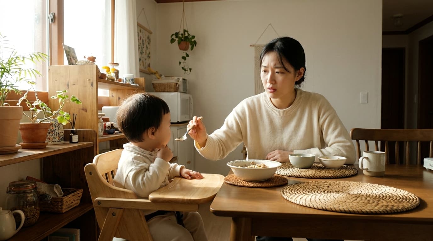 아이가 몇 숟가락 먹고 배부르대요? 성장에 중요한 '이것' 놓치지 마세요.