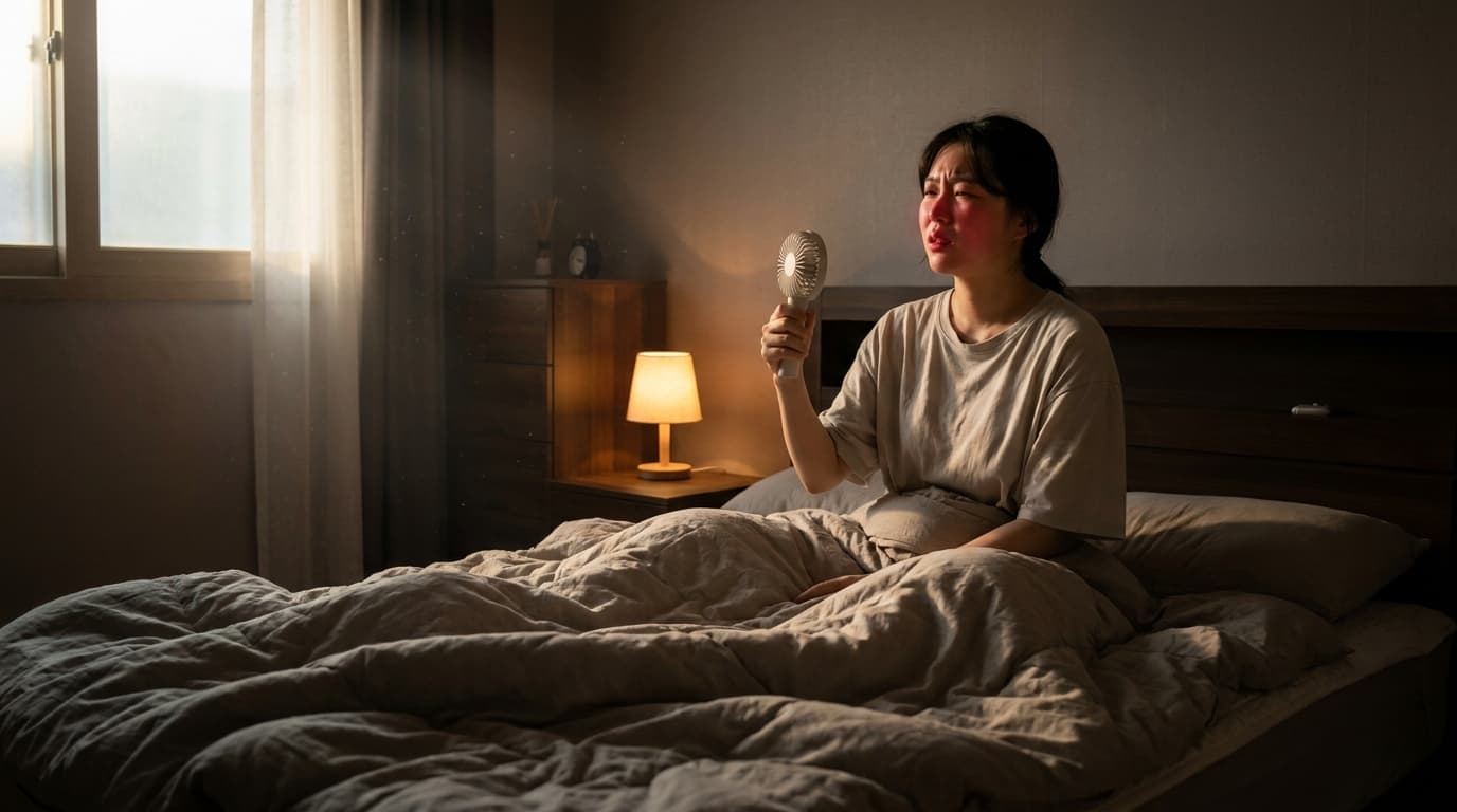 갱년기 얼굴 화끈거림, 갑자기 찾아온 열감, 어떻게 다스릴까요?