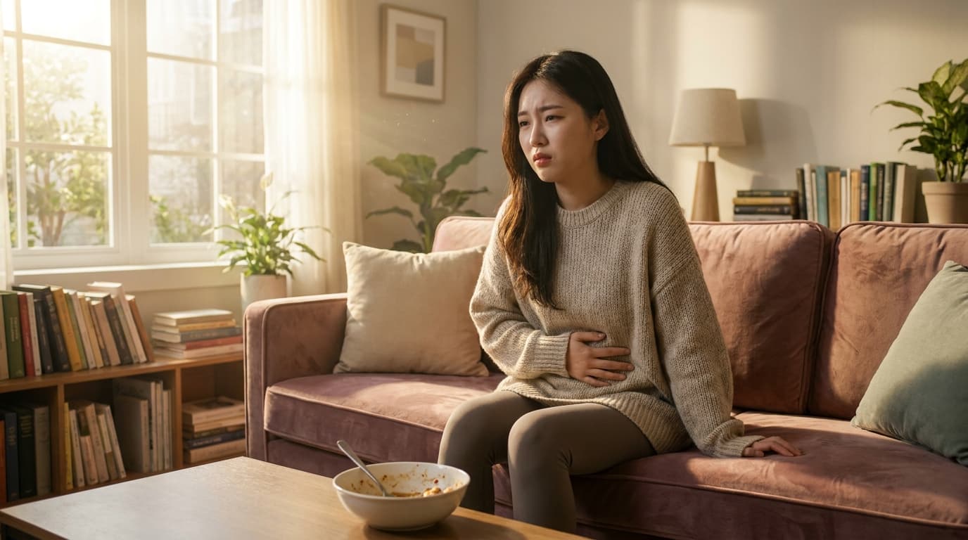 お腹がパンパンに張って爆発しそうですか?単なる消化不良ではなく「腸過敏」のサインかもしれません