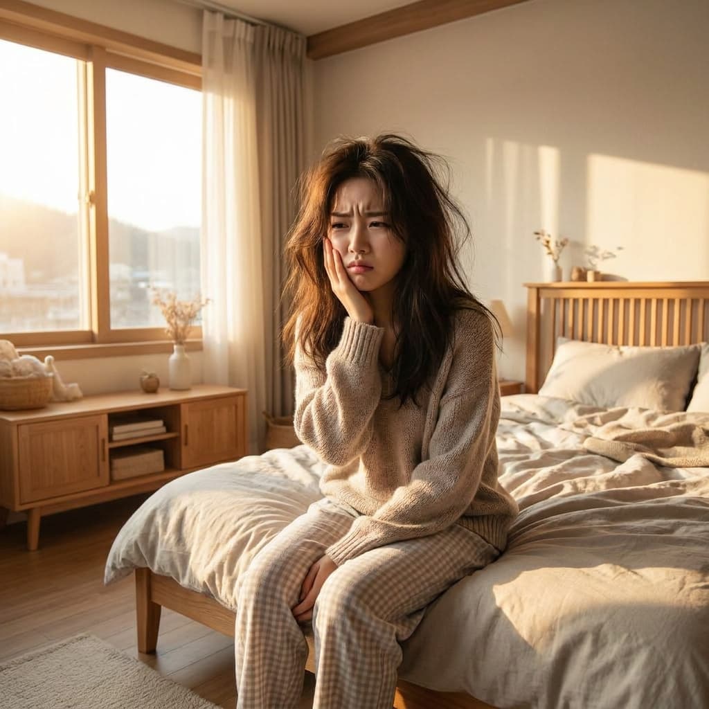 얼굴 한쪽이 찌릿하고 떨려요, 단순 눈떨림? 구안와사 초기 증상일까요?