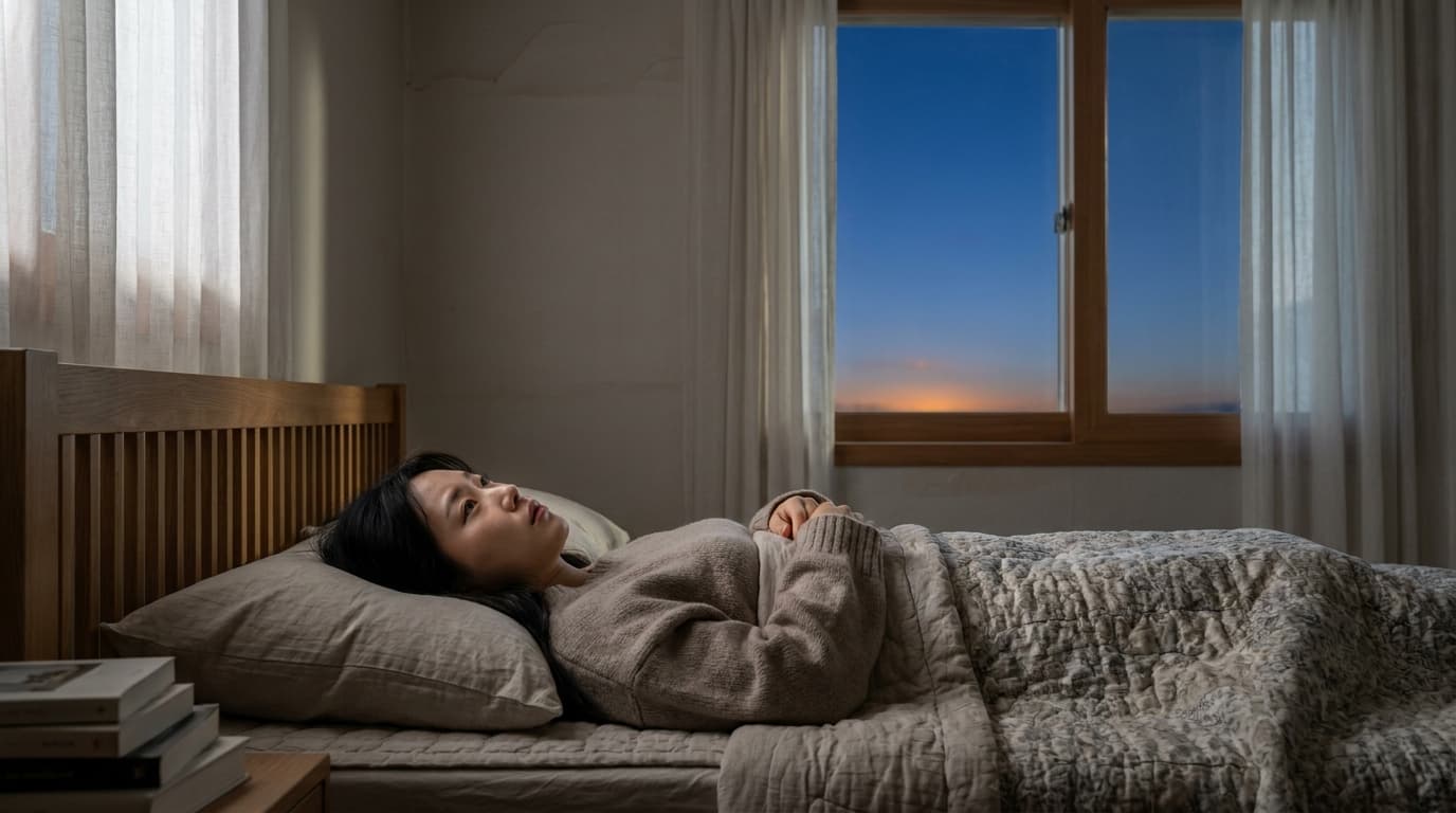 자려고 누우면 잠이 안 와요: 생각이 많아 잠 못 이루는 밤, 혹시 뇌가 쉬지 못해서인가요?