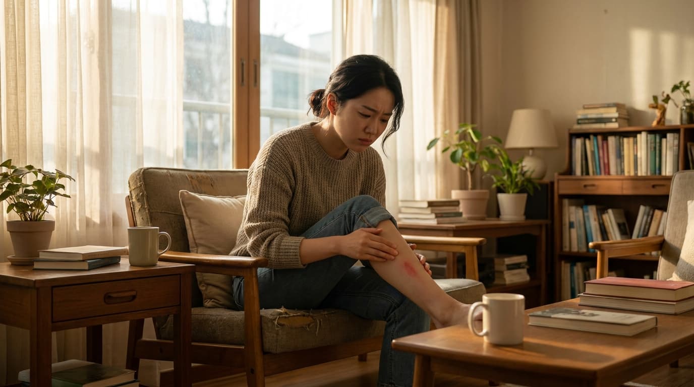 다리에 붉은 반점, 혹시 단순 두드러기가 아니라고요?