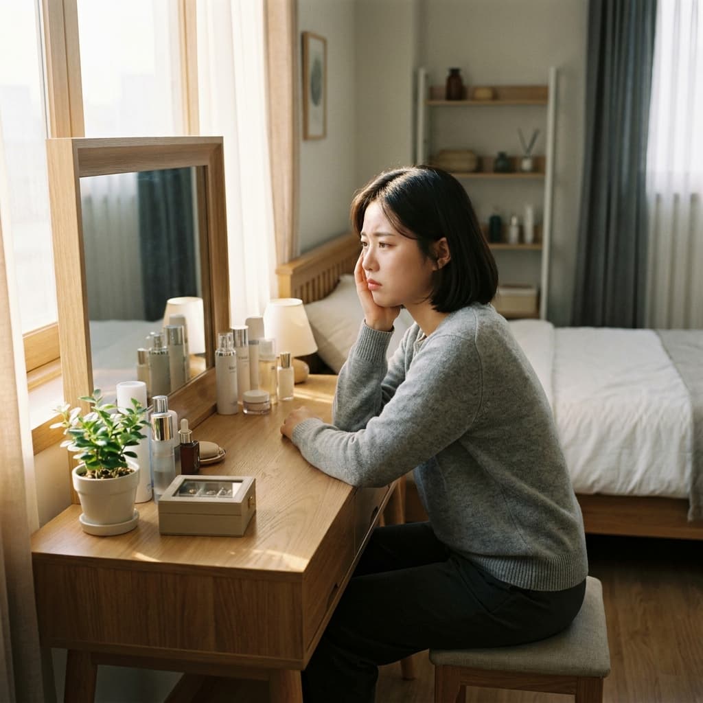 얼굴에 오돌토돌하게 올라와요, 단순 트러블 아니었습니다