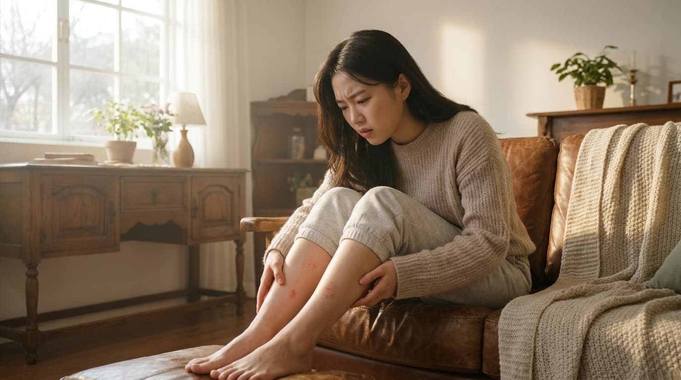 다리에 붉은 반점이 생겼어요, 혹시 자반증일까요? (Feat. 송도 한의원)