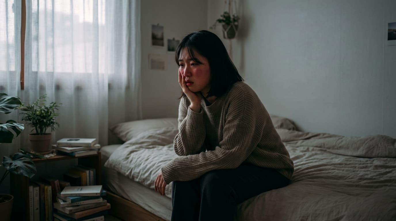 얼굴이 붉어지고 열감이 안 가라앉아요? 속부터 다스려야 합니다.