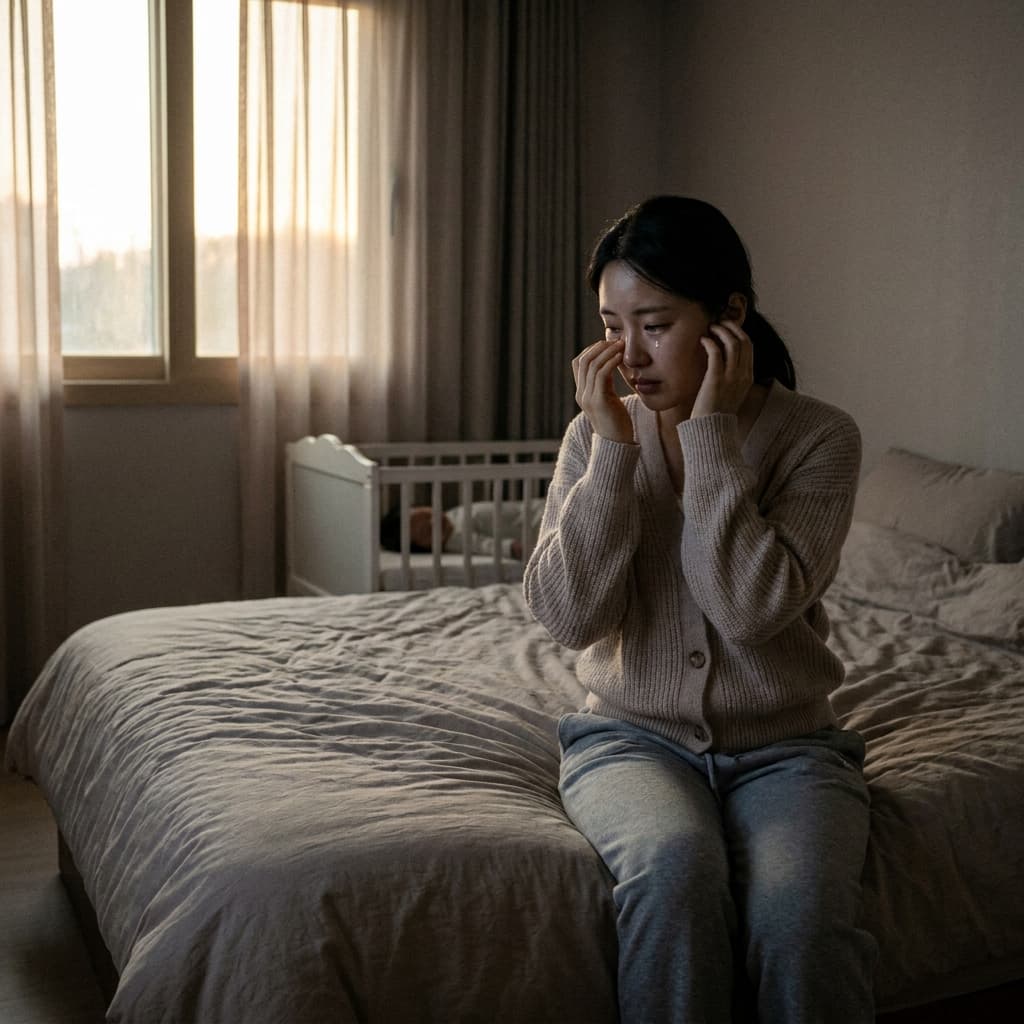 애 낳고 눈물 나요? 산후 우울감, 호르몬 불균형 신호입니다.