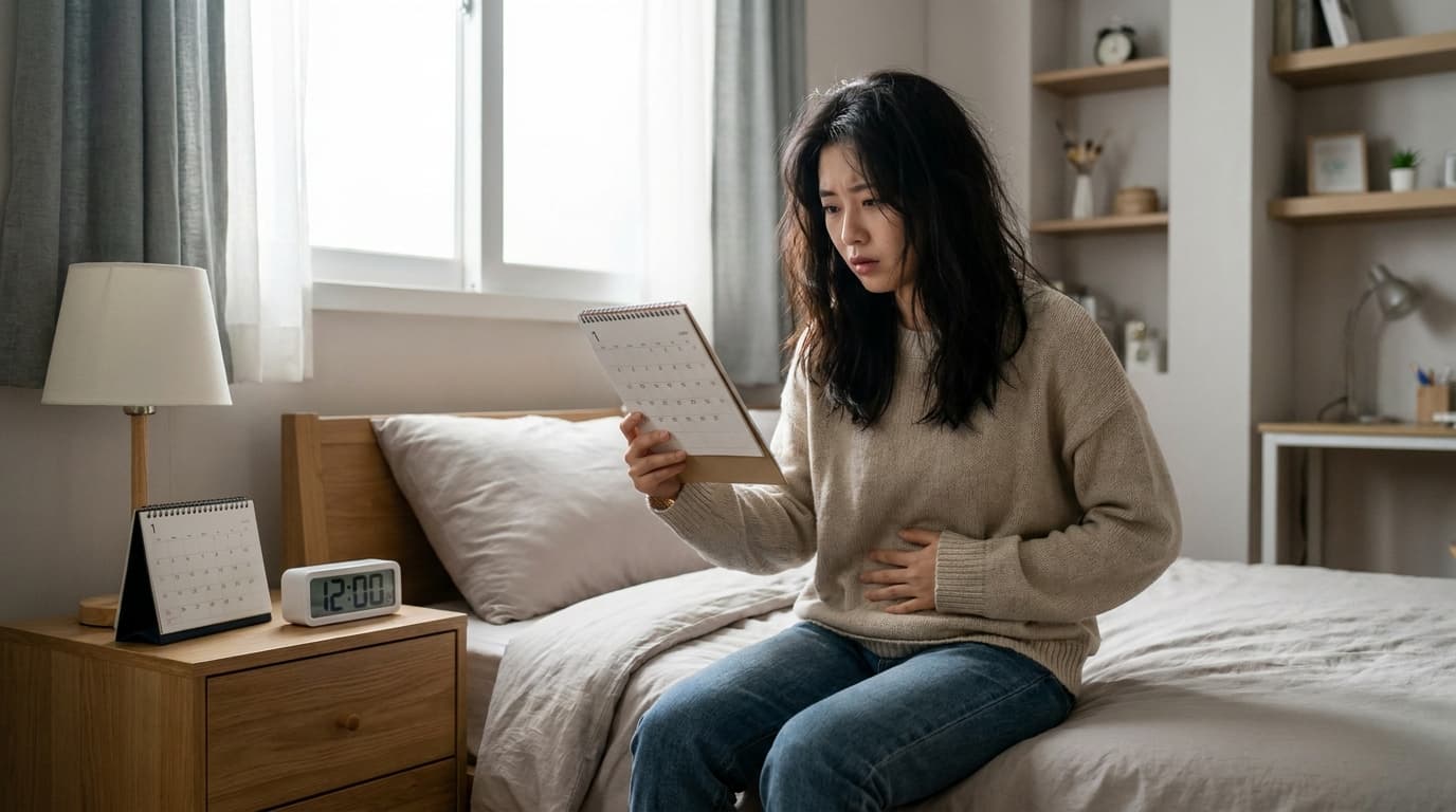 生理が遅れて来ない?体が送る最後の警告灯かもしれません