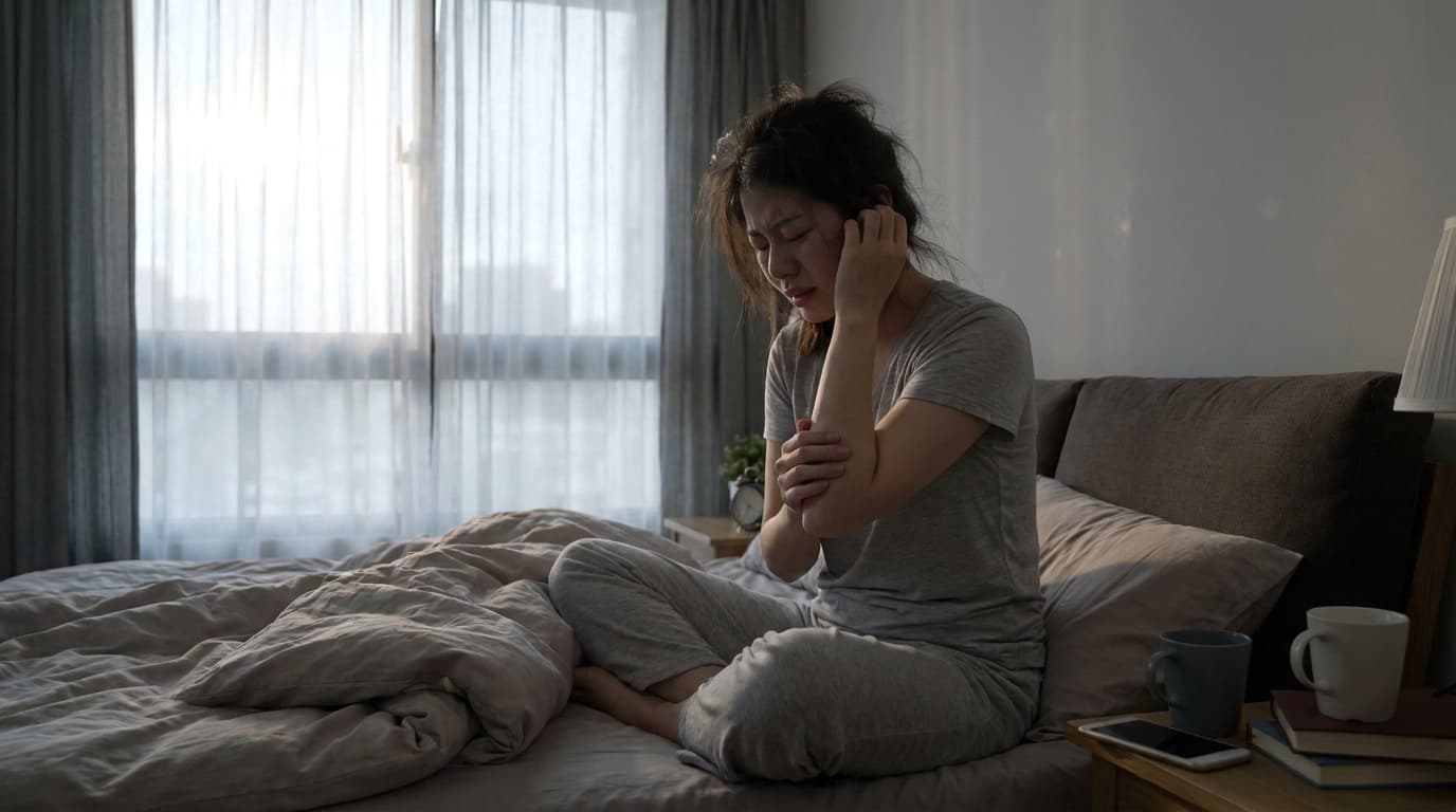 밤에 자다가 무의식중에 긁어요? 피부 염증의 진짜 원인을 알아야 합니다.