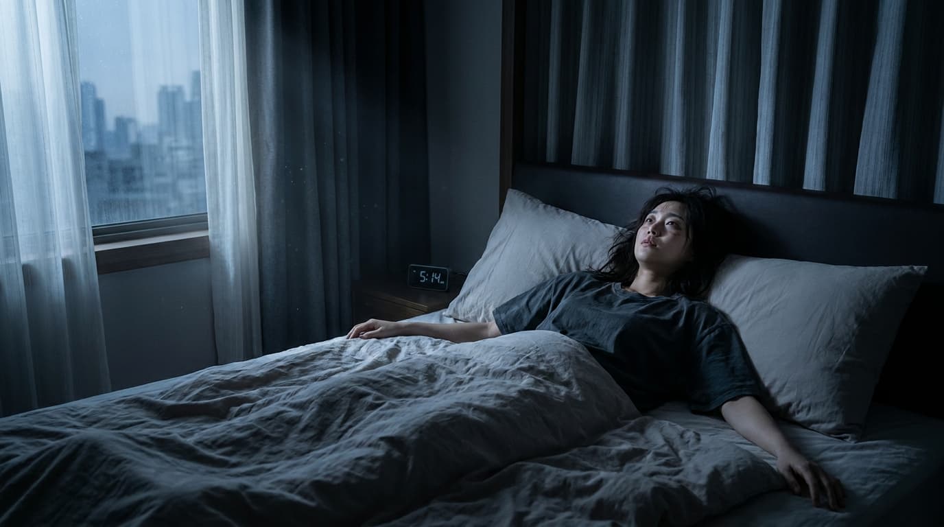 Cant sleep because day and night are switched How to restore broken sleep rhythm with Korean medicine