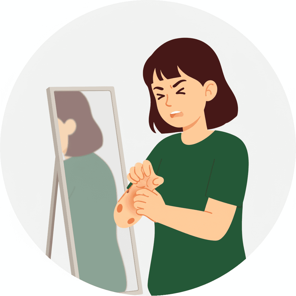 급성 피부 발진