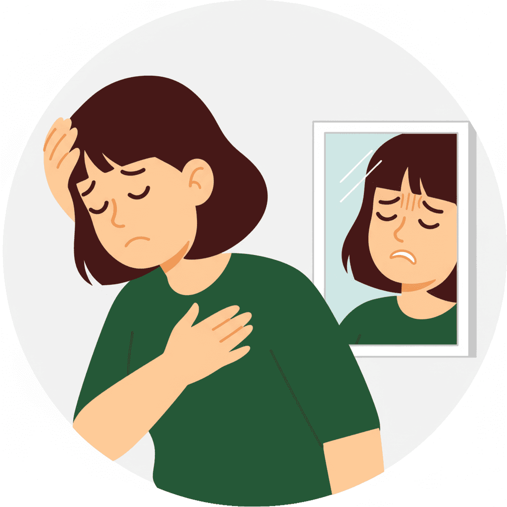 휘청거리거나 멍해지면서 오는 어지럼